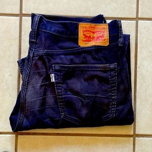 Blue Levi corduroy pants size 34x30